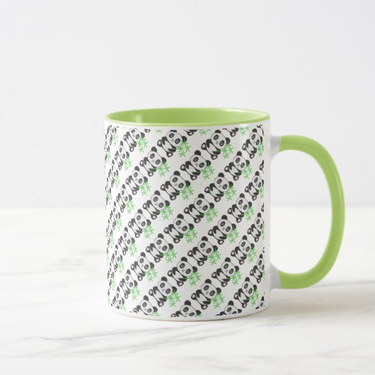 Funny cross-stitch panda tasse (Rechts)