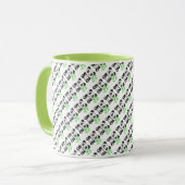Funny cross-stitch panda tasse (Vorderseite Links)