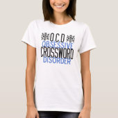 Funny Crossword Puzzle Acdict T-Shirt (Vorderseite)