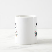 Funny Crow Christmas Classic Retro Design Kaffeetasse (Mittel)