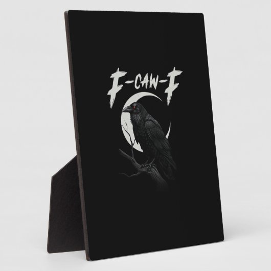 Funny Crow Essential Creative Casual Fotoplatte (Seite)