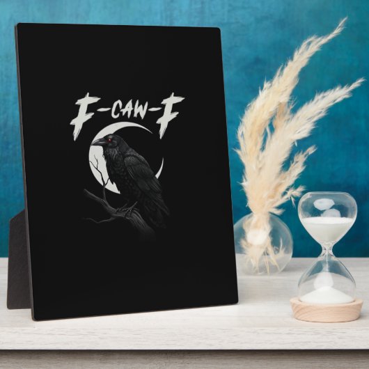 Funny Crow Essential Creative Casual Fotoplatte (Seite)