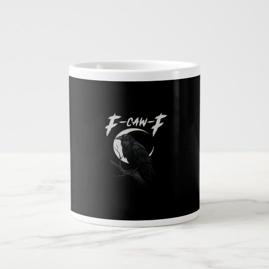 Funny Crow Essential Creative Casual Jumbo-Tasse (Vorderseite)