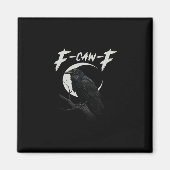 Funny Crow Essential Creative Casual Magnet (Vorne)