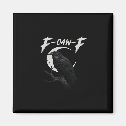 Funny Crow Essential Creative Casual Magnet (Vorne)