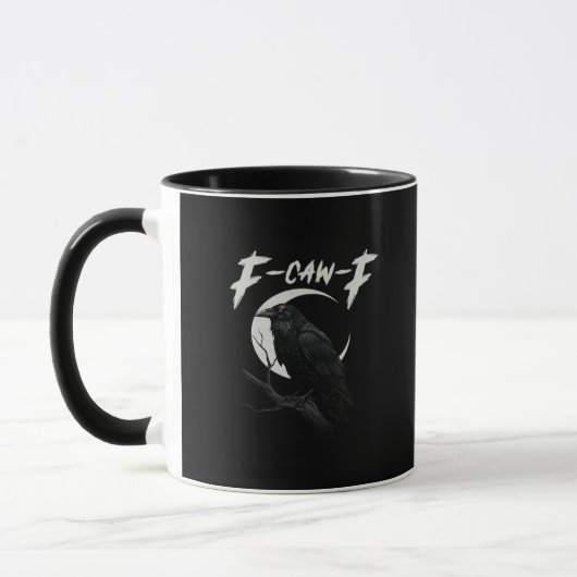 Funny Crow Essential Creative Casual Tasse (Links)