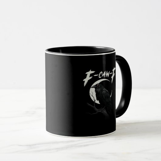 Funny Crow Essential Creative Casual Tasse (VorderseiteRechts)