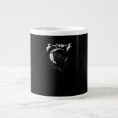 Funny Crow Essential Retro Classic Jumbo-Tasse (Vorderseite)