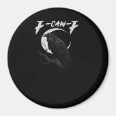 Funny Crow Essential Retro Classic Magnet (Vorne)