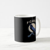 Funny Crow F-Caw-F Crow Lover Creative Casual Kaffeetasse (VorderseiteRechts)