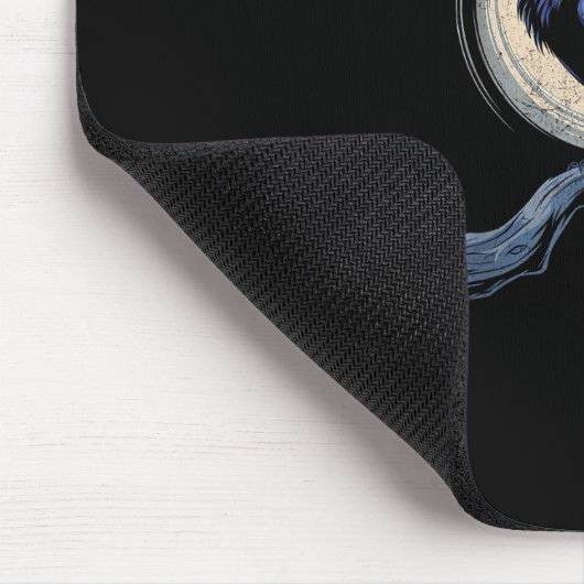 Funny Crow F-Caw-F Crow Lover Creative Casual Mousepad (Ecke)