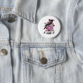 Funny Crow F-caw-f Valentines Day Black Bird Fcawf Button (Beispiel)