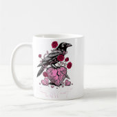 Funny Crow F-caw-f Valentines Day Black Bird Fcawf Kaffeetasse (Links)
