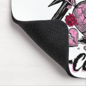 Funny Crow F-caw-f Valentines Day Black Bird Fcawf Mousepad (Ecke)