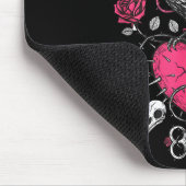 Funny Crow F-caw-f Valentines Day Black Bird Fcawf Mousepad (Ecke)