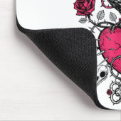 Funny Crow F-caw-f Valentines Day Black Bird Fcawf Mousepad (Ecke)