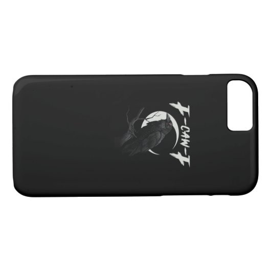 Funny Crow Retro Classic Style Case-Mate iPhone Hülle (Rückseite (Horizontal))