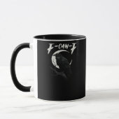 Funny Crow Retro Classic Style Tasse (Links)