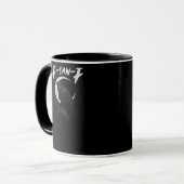 Funny Crow Retro Classic Style Tasse (Vorderseite Links)
