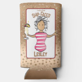 Funny Cruise Beach Urlaub für ihr Foam Drink Selters Dosenkühler (Rückseite)