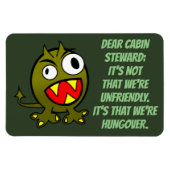 Funny Cruise Cabin Door Magnet (Horizontal)