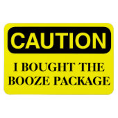 Funny Cruise Cabin Door Magnet - Booze Paket (Horizontal)