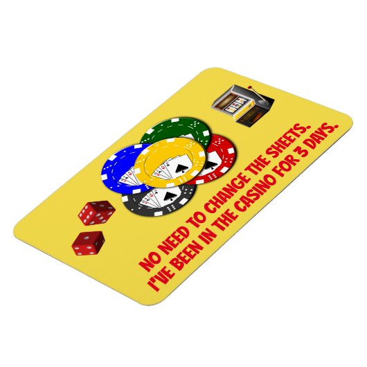 Funny Cruise Cabin Door Magnet - Casino (Linke Seite)