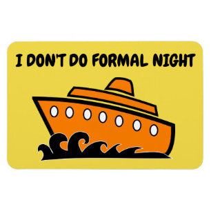 Funny Cruise Cabin Door Magnet - Feierliche Nacht