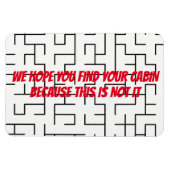 Funny Cruise Cabin Door Magnet - Finden Sie Ihre H (Horizontal)