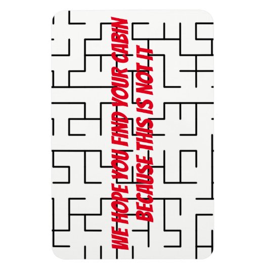 Funny Cruise Cabin Door Magnet - Finden Sie Ihre H (Vertikal)