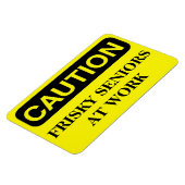 Funny Cruise Cabin Door Magnet - Frisky Seniors (Linke Seite)