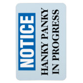 Funny Cruise Cabin Door Magnet - Hanky Panky (Vertikal)