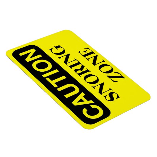 Funny Cruise Cabin Door Magnet - Schnarchen Zone (Rechte Seite)