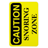 Funny Cruise Cabin Door Magnet - Schnarchen Zone (Vertikal)