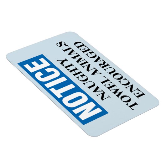 Funny Cruise Cabin Door Magnet - Schöne Handtücher (Rechte Seite)