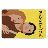 Funny Cruise Cabin Door Magnet - Unsere Liebe (Horizontal)