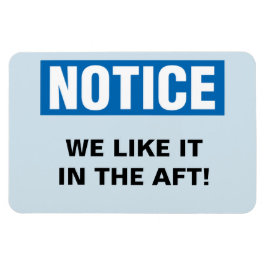 Funny Cruise Cabin Door - Wir mögen es in der Aft! Magnet