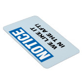 Funny Cruise Cabin Door - Wir mögen es in der Aft! Magnet (Rechte Seite)