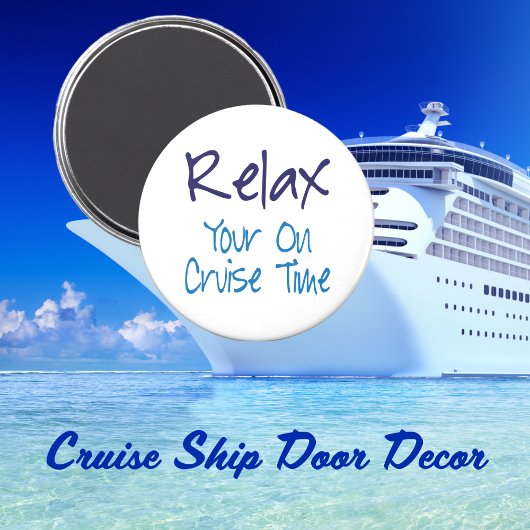 Funny Cruise Cabin Stateroom Door Magnet
