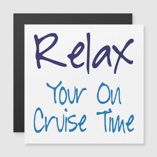 Funny Cruise Cabin Stateroom Door Magnetkarte (Vorne/Hinten)