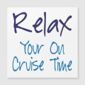 Funny Cruise Cabin Stateroom Door Magnetkarte (Vorderseite)