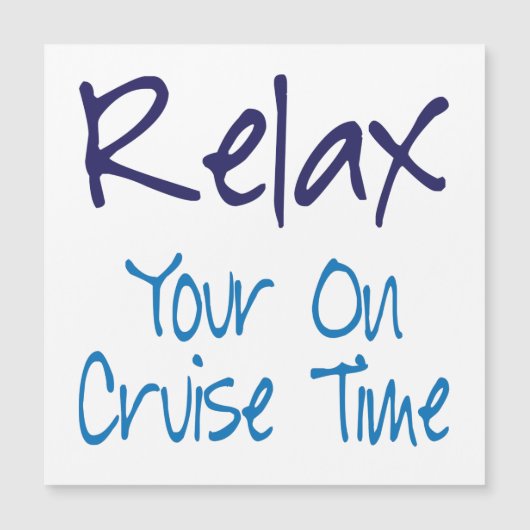 Funny Cruise Cabin Stateroom Door Magnetkarte (Vorderseite)