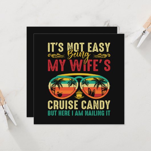 Funny Cruise Candy Husband (Vorderseite/Rückseite Beispiel)