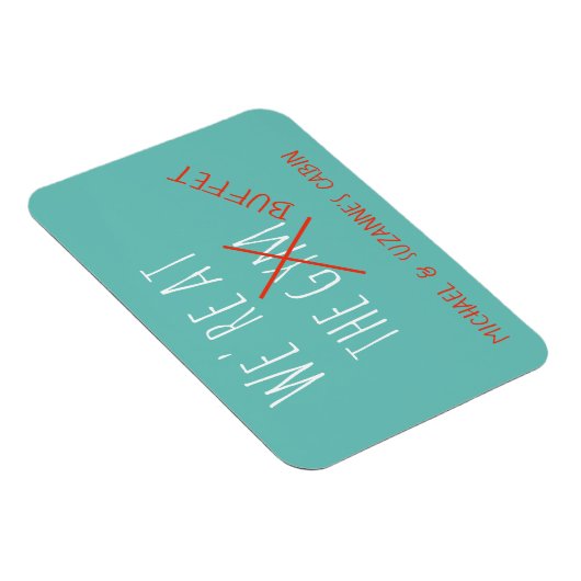 Funny Cruise Door Marker am Gym Buffet Magnet (Rechte Seite)