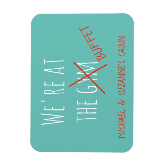 Funny Cruise Door Marker am Gym Buffet Magnet (Vertikal)