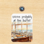 Funny Cruise Door Marker wahrscheinlich am Buffet Magnet
