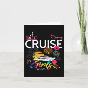 Funny Cruise Girls Trip 2025 Women Cruising Boat T Karte