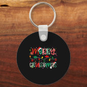 Funny Cruise Lover Merry Cruisemas Christmas Famil Schlüsselanhänger (Vorderseite)