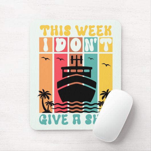 Funny Cruise Mousepad (Mit Mouse)