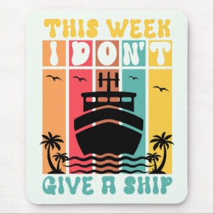 Funny Cruise Mousepad